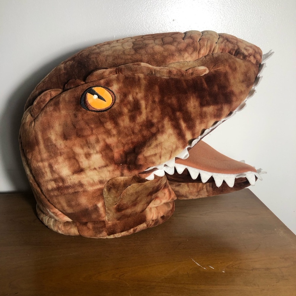Dan Dee Greeter Head dinosaur T-Rex plush mask
